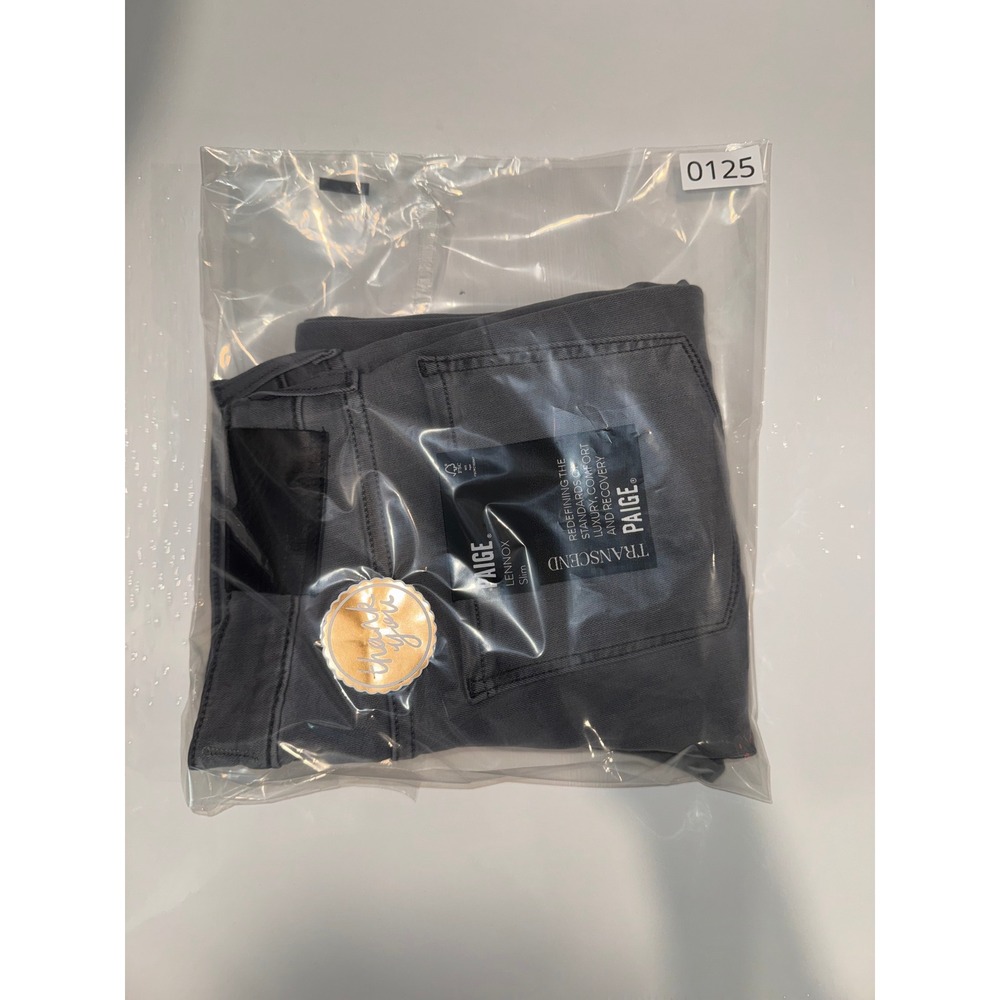 Paige Lennox Slim Transcend Grey Jeans Mens 28 NWT - Picture 8 of 8